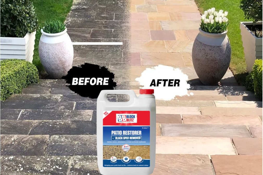 Block Blitz Ready To Use Patio Cleaner & Black Spot Remover 5L