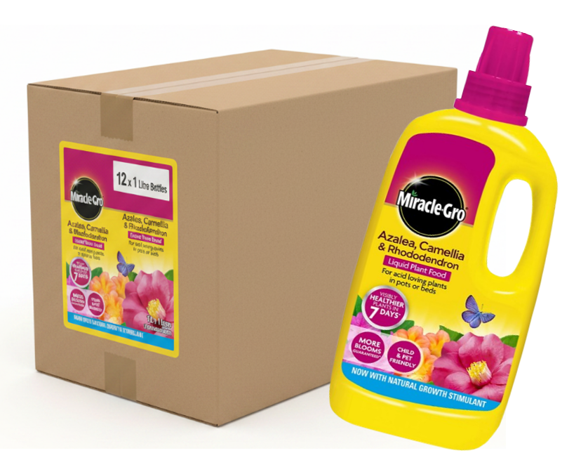 Miracle-Gro Azalea, Camellia & Rhododendron Concentrated Liquid Plant Food, 1 Litre