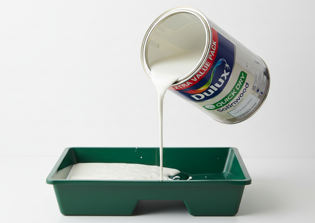 Dulux Retail Quick Dry Satinwood - Pure Brilliant White - 1.25L
