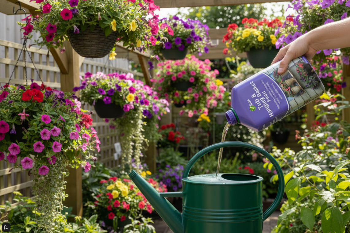 Vitax Tub & Hanging Basket Feed | 1 x 1 Litre