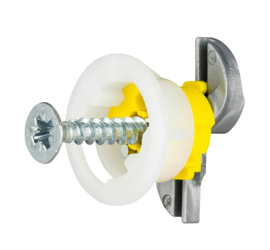 Gripit 15mm Plasterboard Fixing Stud Wall Anchor Max 71kg | Yellow | 25 Pack