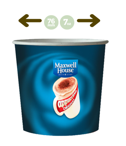 Kenco Maxwell House In-Cup Cappuccino 7oz 4 x 25's {100 cups}