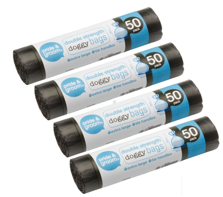 Pride & Groom Double Strength Doggy Waste Bags 200 Pack