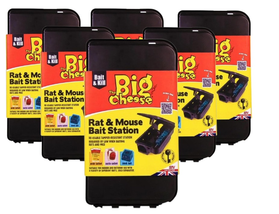 Big Cheese Rat & Mouse Bait Station (STV179) | 2 Pack Bundle