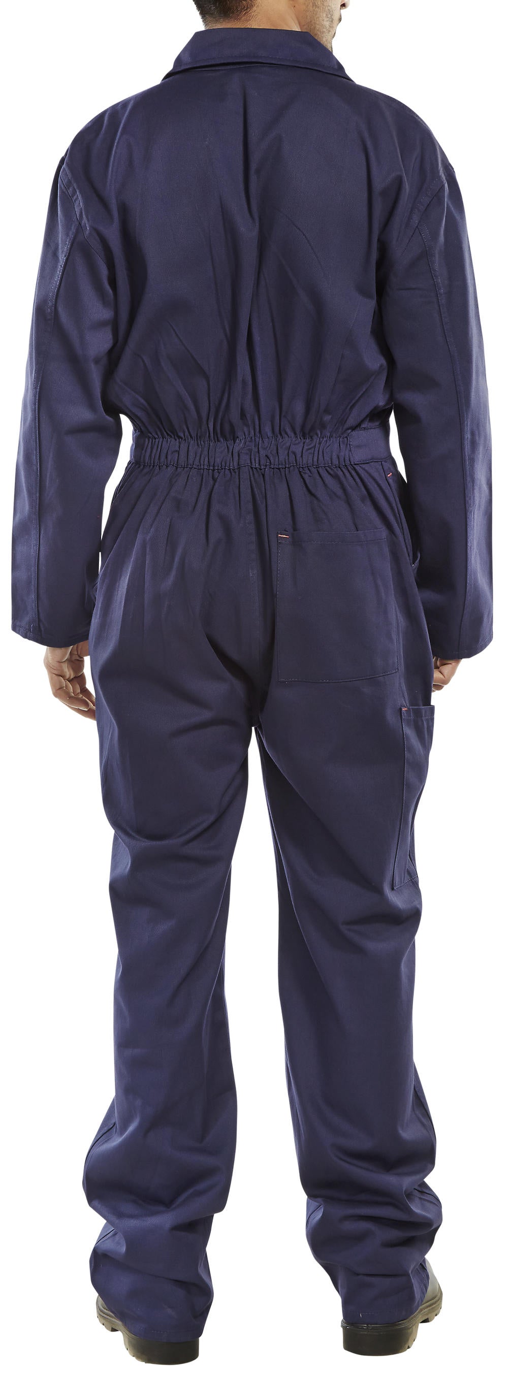 Beeswift Workwear 100% Cotton Navy Boiler Suit {CDBSN}