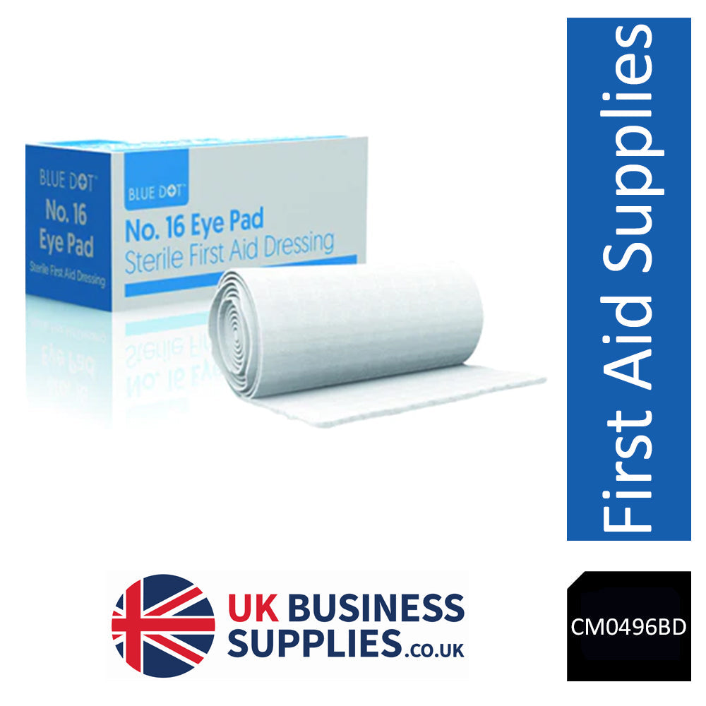 Beeswift Medical Eye Pad No. 16 Sterile First Aid Dressing - UK BUSINESS SUPPLIES