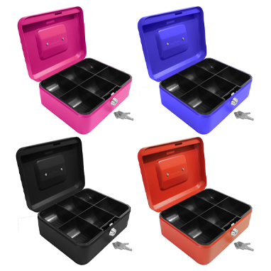 Cathedral Cash Box 8 Inch Blue CBBL8