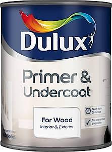 Dulux Primer & Undercoat Paint For Wood - 250Ml