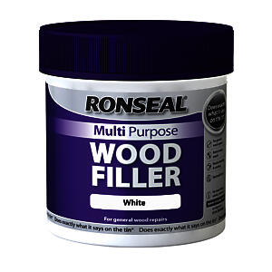 Ronseal Mpwfw465 Multi-Purpose Wood Filler Tub - White, 465 G