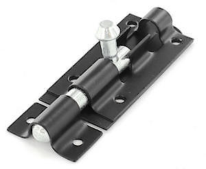 Sec Tower Bolt Blk 7.5Cm S1581*