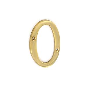 Securit S2500 Brass Numeral No:0 75Mm
