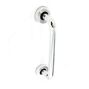 Round Bar Door Pull Handle - Aluminium