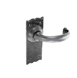 Securit S3303 Latch Handles Black Antique 125Mm