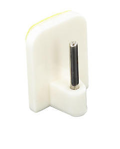 Sec S/A Curt Rod Hk Wht X4 S6418