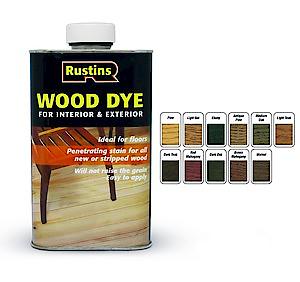 Rustins Wood Dyes, Walnut, 1 L