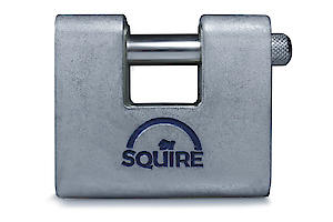 Squire Henry Aswl1 Warehouse Armoured Brass 5 Pin Padlock Silver