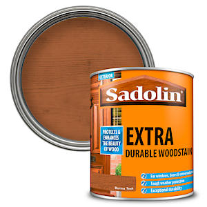 Sadolin Extra Durable Woodstain 1Lt - Burma Teak