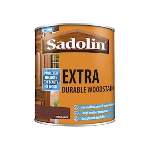 Sadolin Extra Durable Woodstain Mahogany 1 Litre
