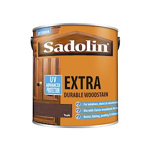 Sadolin Extra Durable Woodstain 2.5Lt - Teak