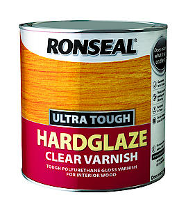 Ronseal Utvhg750 750Ml Ultra Tough Hardglaze Internal Clear Gloss Varnish