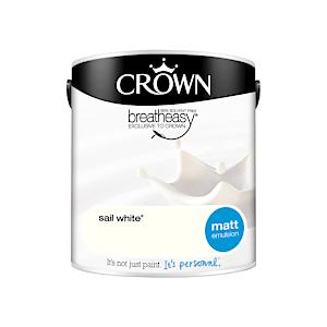 Crown Retail Core Emulsion Matt Sail White 2.5 L
