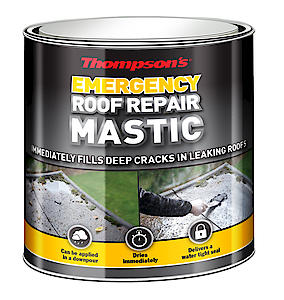Ronseal Terrm750 Thompsons Emergency Roof Repair Mastic 750 Ml, Black