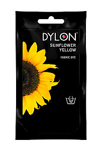 Dylon Hand Fabric Dye Sachet For Clothes And Soft Furnishings 50g – Sunflower Yellow