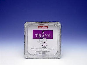 Caroline 2 Large Foil Trays 1014