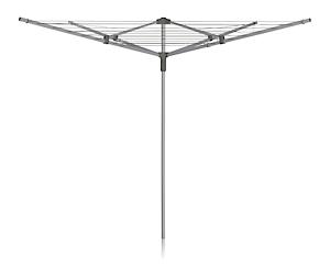 Addis 40M 4 Arm Rotary Washing Line Grey Metalic & Ground Spike