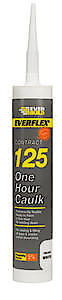 Everbuild Everflex 125 One Hour Caulk, Brown - 300 Ml