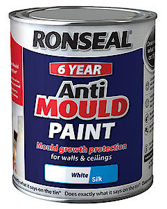Ronseal Ampwm25L Anti Mould Paint White Matt 2.5 Litre