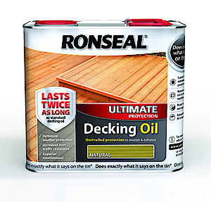 Ronseal Ultimate Protection Decking Oil Natural 2.5L