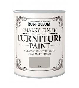 Rustoleum Rolcfpfl125 Chalky Furniture Paint, Flint, 125 Ml