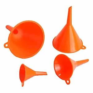 Alm 4 Pcs Funnel 115 95 70 50Mm For Kitchen Oil Water Petrol Diesel