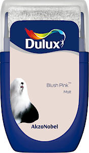 Dulux Walls & Ceilings Tester Paint, Blush Pink, 30 Ml