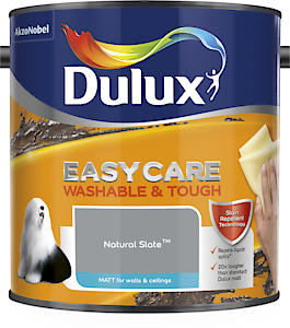 Dulux Easy Care Washable And Tough Matt Paint, Natural Slate, 2.5 L (Pack Of 1)