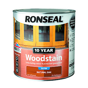 Ronseal 10 Year Woodstain Natural Oak 2.5L