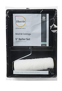Harris Essentials Walls & Ceilings Paint Roller Set 9In