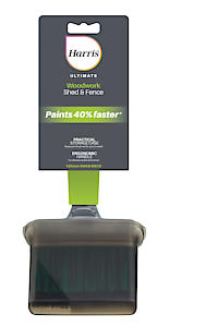 Harris Ultimate Shed & Fence Exterior Woodwork Swan Neck Paint Brush | 120Mm