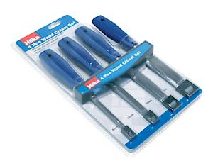 Hilka 4Pc Wood Chisel Set | Forged Steel | 4 Sizes