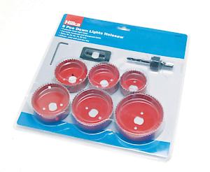 9Pc Down Lights Holesaw Set