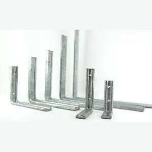 Galv Fluted Angle Bracket 8X6