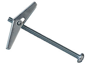 Forgefix Plasterboard Spring Toggles | M3 X 50Mm | Zinc Plated | Bag 10