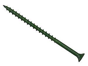 Forgefix Countersunk Decking Screws | 4.5 X 55Mm | Green | Box 200