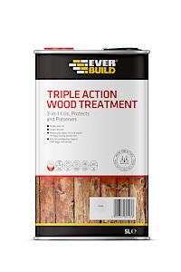 Everbuild Triple Action Wood Treatment Clear – 1 Litre