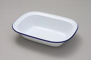 10.5" Enamel Oblong Pie Dish