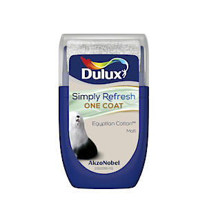 Dulux Simply Refresh Tester Paint - Egyptian Cotton - 30Ml, 5382951