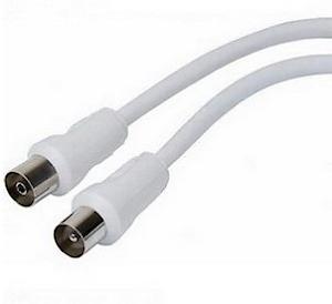 Dencon 2M Video Lead Coax Plug To Coax Socket Male To Female *High Quality*