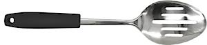 Fackelmann Initial Slotted Spoon Stainless Steel With Pp Plastic Handle, 32Cm, Silver