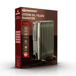 2000W Oil Filled Radiator